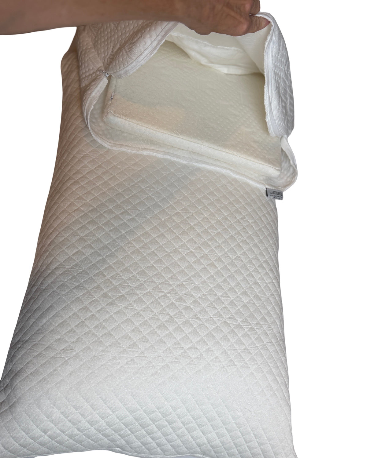 Crown Lift insert inside the pillowcase